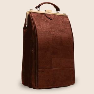 LaFlore Paris Cognac Bobobark Convertible Backpack Purse NWOT